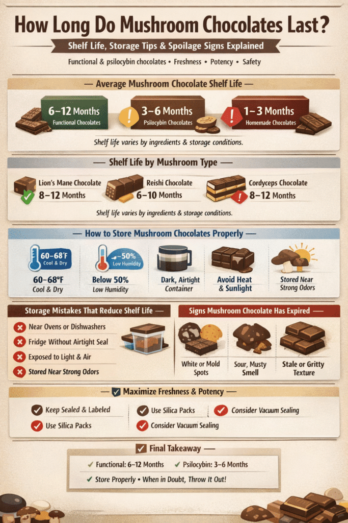 Mushroom Chocolate Storage Guide